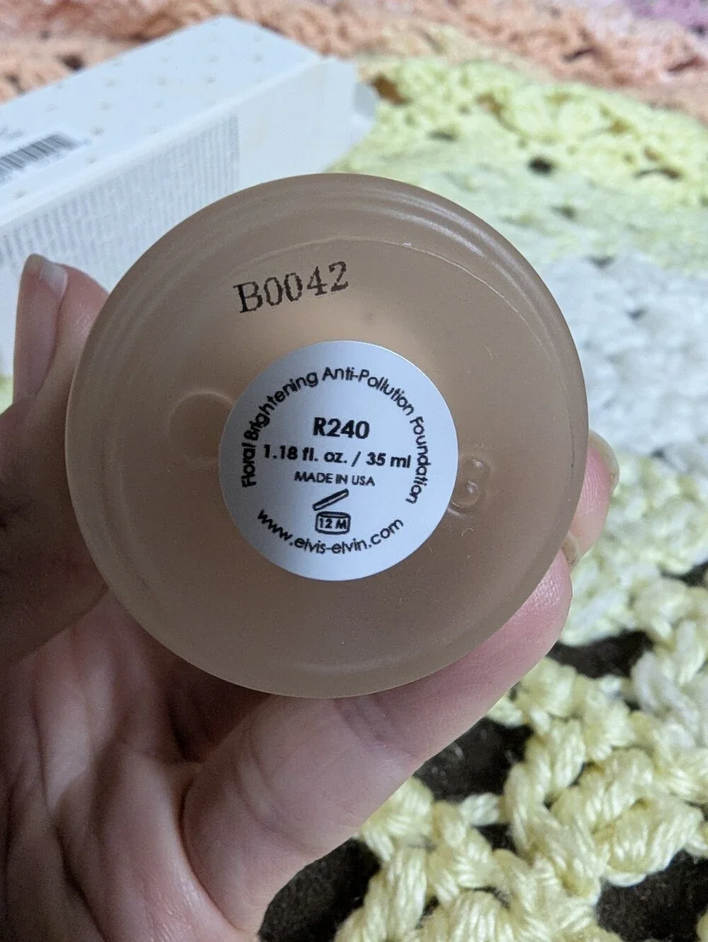 Elvis + Elvin Floral Brightening Foundation Anti Pollution Hyaluronic Acid Mediu